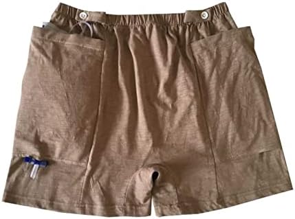 טיפול מכנסיים קטטר תחתוני שתן תיק מכנסיים עם כיס כפול עיצוב