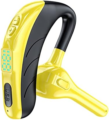 Charella 9QA אוזניות אוזניים יחיד עם מיקרופון Bluetooth 5 2 LED אוזניות תצוגת אוזניות אטומות אטומות למים