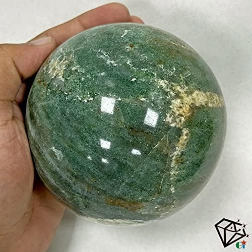 Gemsindia 1.3 קילו טבעי ריפוי גביש אוונטורין ריפוי מינרלי אבן חן עם מחזיק