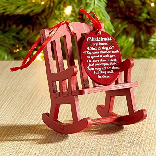 חג המולד בגן עדן זיכרון קישוט מיני עץ נדנדה כיסא עם משמעותי תג סימן בית תפאורה לשולחן עבודה