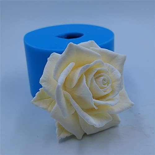 פרח ורד פרח 3D סיליקון עובש לסבון פרח שרף מכין תבניות DIY עובש עוגת חתונה עובש אפוקסי קישוט כלי מלאכה כלי אפייה