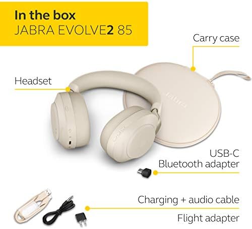 אוזניות Jabra Evolve2 85