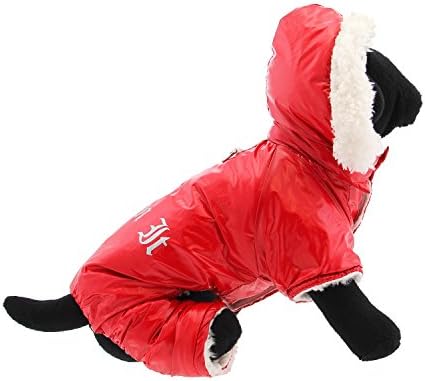עיצוב כלבים אדום רופין IT רתמת חליפת שלג כלב