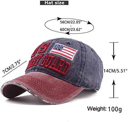 כובעי דגל אמריקאים לנשים גברים וינטג 'ארהב כובע בייסבול שטף כובע אבא בלתי מוגן מתכוונן
