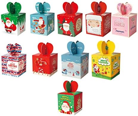24 יחידות חג המולד סוכריות תיבת אופנתי שוקולד מקרי חג המולד נושא דפוס מתנה אפל קופסות לבית המפלגה פסטיבל