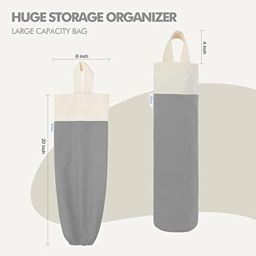 פלסטיק תיק מחזיק, קיר הר מכולת תיק מחזיק עבור פלסטיק שקיות אחסון, כותנה קניות אשפה שק ארגונית, גדול אשפה תיק מתקן לבית