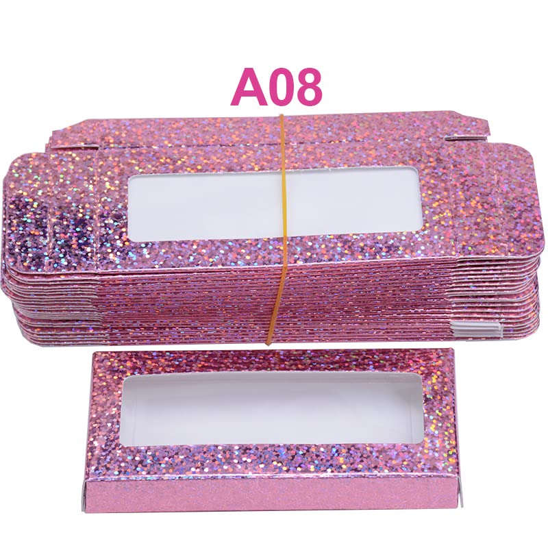 יוקרה ריק רך נייר ריס אריזת קופסות רבים בחירה סוכריות בצבע לאש אריזה אחסון מקרה,18,30 יחידות