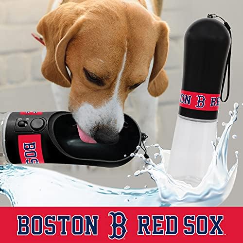 בקבוק מים לכלבים-בקבוק מים לחיות מחמד בייסבול של בוסטון רד סוקס. בקבוק מים החתול הטוב ביותר. מתקן מזרקת מים לכלבים & מגבר;