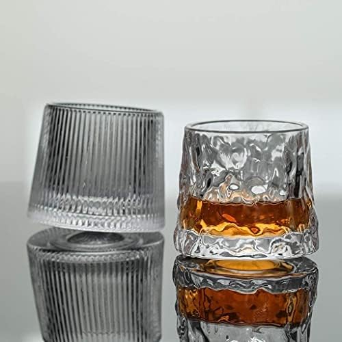 כוסות כוסות כוסות כוסות יין שני סוגים של זכוכית גביש זכוכית מובלטת בהתאמה אישית, כוס קוקטייל, מתאימה לסקוטון בורבון/שתייה/מיץ
