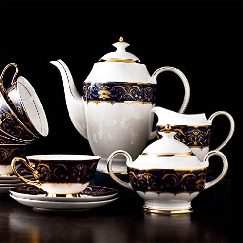 Jydbrt אירופאי 15 יחידות עדין עצם סין עיצוב תה קרמיקה קרמיקה חרסינה סיר תה כוס ותה אחר הצהריים של צלוחית עם עיצוב