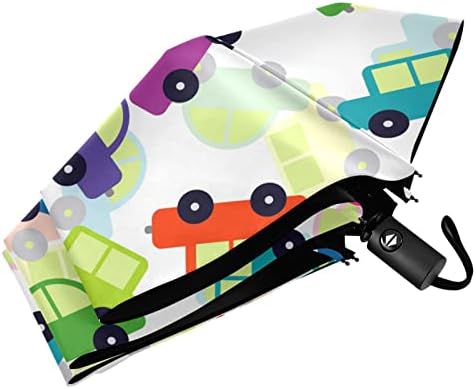 ג'ונזאן מכוניות צעצועים בצבע חמוד מטריית נסיעות לגשם אטום לרוח מטריות גולף 39 אינץ