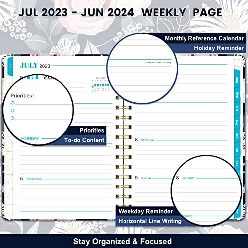 מתכנן 2023-2024-מתכנן אקדמי / לוח שנה 2023-2024 מיולי.2023 יוני.2024, 2023-2024 מתכנן שבועי וחודשי עם כרטיסיות,