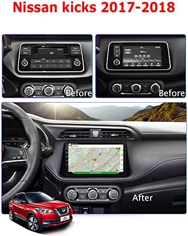 Bestycar 10.1 '' סטריאו רדיו לרכב אנדרואיד לניסן בעיטות 2017-2018 אוקטה ליבה אנדרואיד 10.0 HD מסך מגע יחידת יחידת